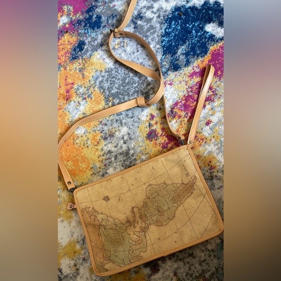 Vintage- ALLAN EDWARDS- MAP BAG - Picture 2 of 4